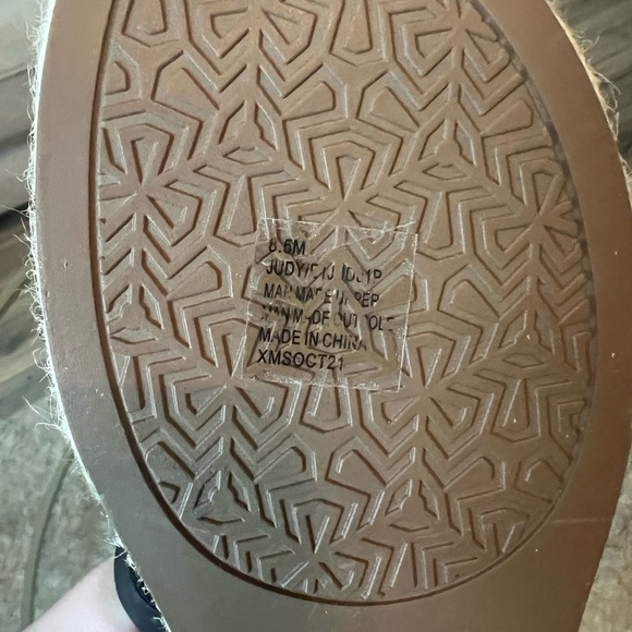 Women’s black sandals, strapy, woven platform - Picture 5 of 8